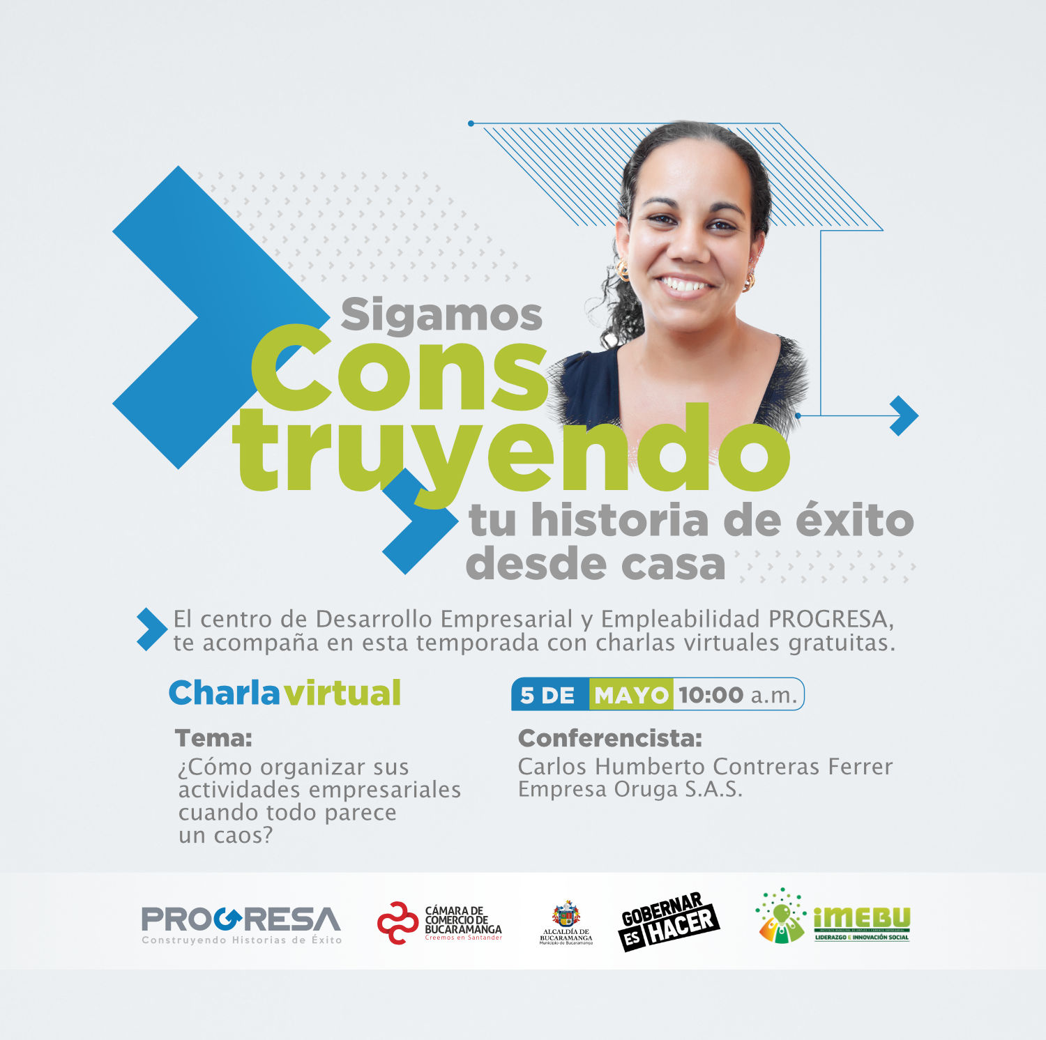 CHARLA VIRTUAL - ¿CÓMO ORGANIZAR SUS ACTIVIDADES EMPRESARIALES CUANDO TODO PARECE UN CAOS?