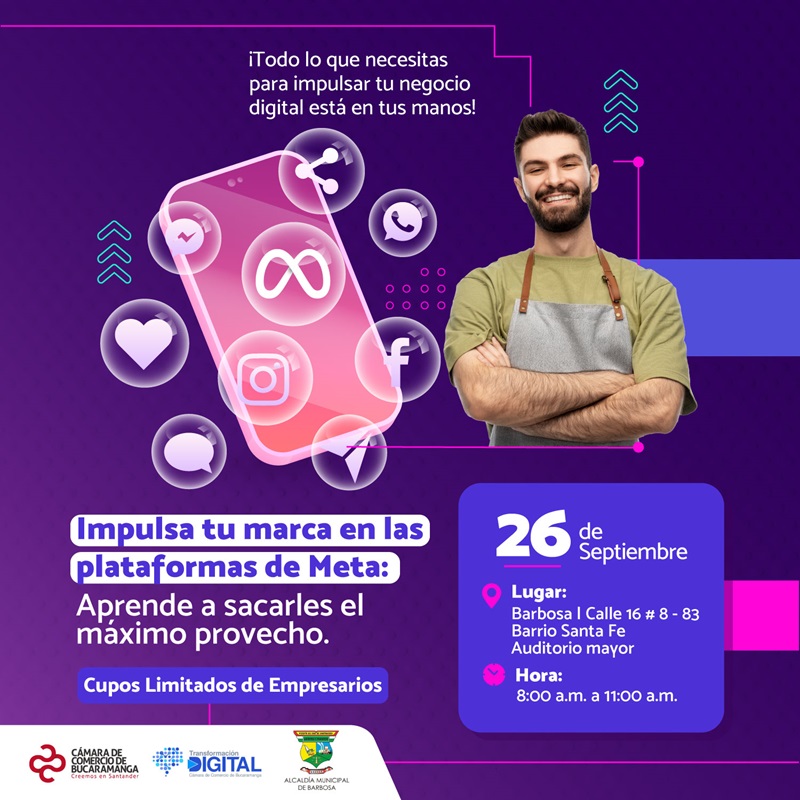 IMPULSA TU MARCA EN LAS PLATAFORMAS DE META BARBOSA