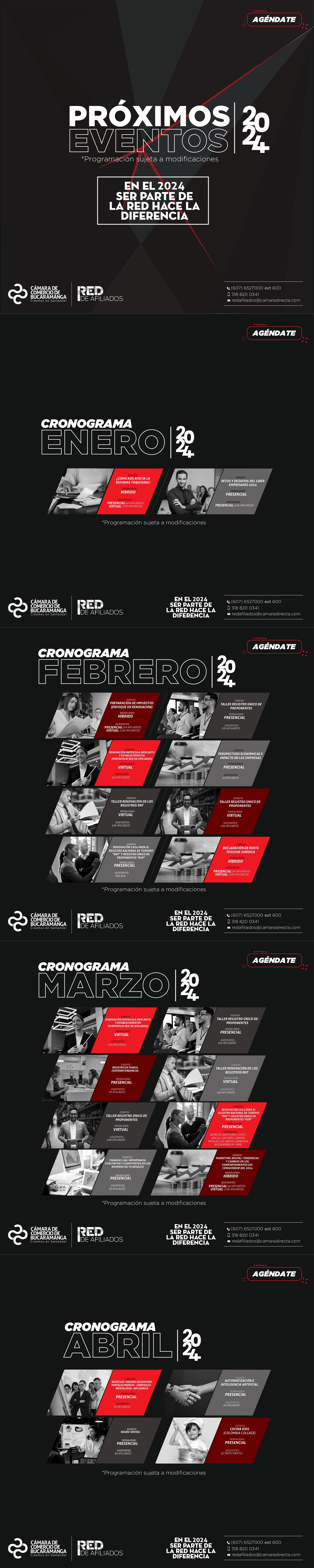 PROXIMOS EVENTOS AFILIADOS 2024