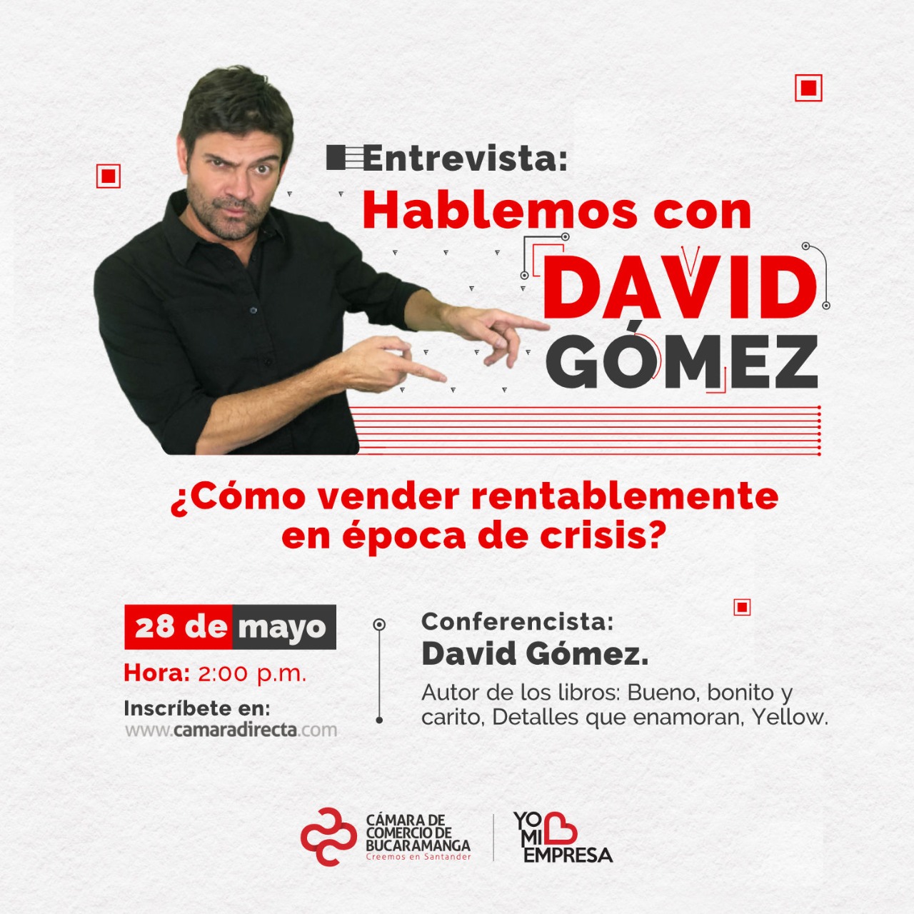 ENTREVISTA - HABLEMOS CON DAVID GÓMEZ, ¿CÓMO VENDER RENTABLEMENTE EN ÉPOCA DE CRISIS?