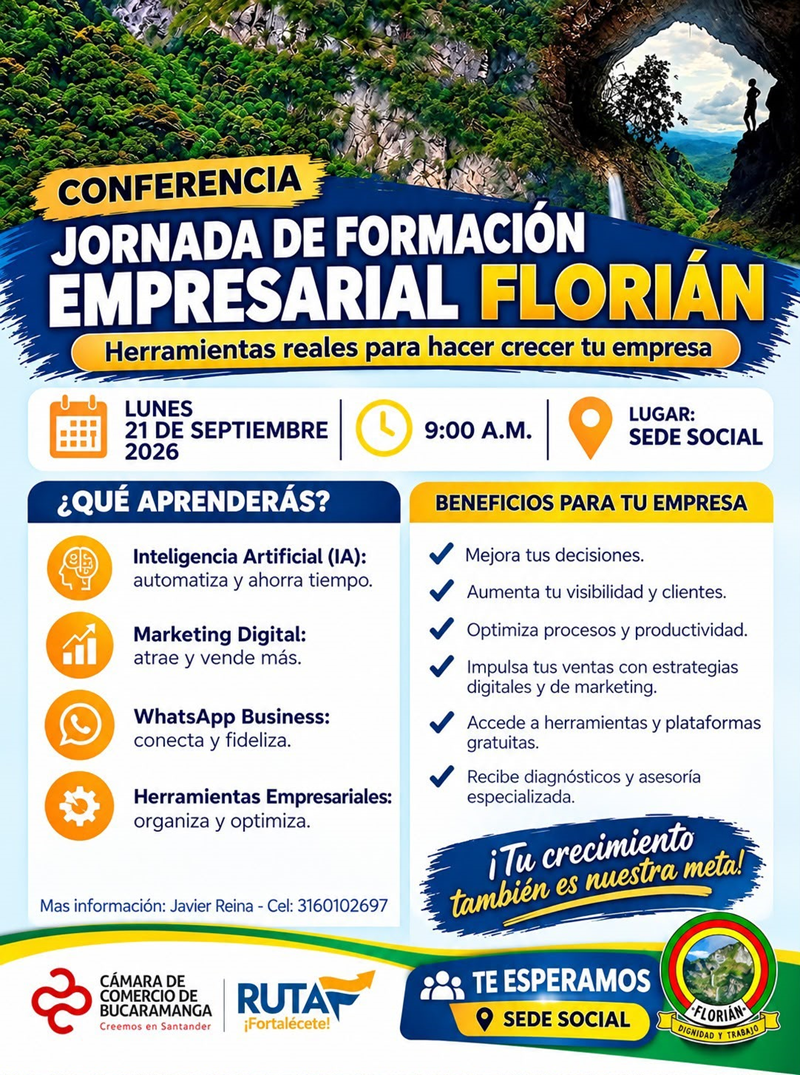 JORNADA DE FORMACI&Oacute;N EMPRESARIAL - RUTA  &iexcl;FORTAL&Eacute;CETE!