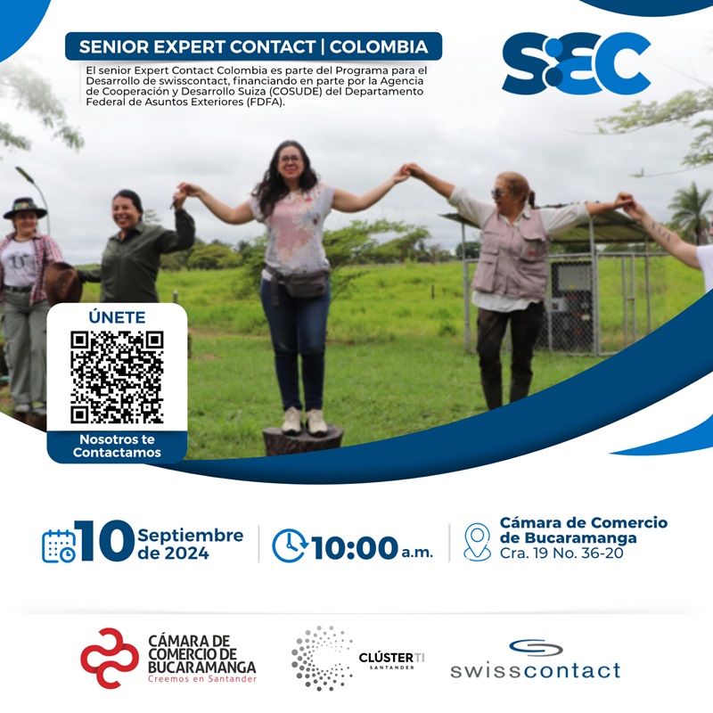 SOCIALIZACIÓN DEL PROGRAMA SEC-COLOMBIA DE SWISSCONTACT - CLÚSTER TI