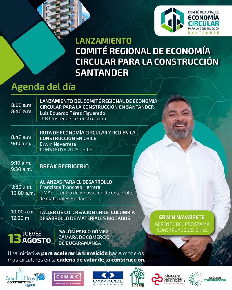 LANZAMIENTO COMIT&Eacute; REGIONAL DE ECONOM&Iacute;A CIRCULAR PARA LA CONSTRUCCI&Oacute;N