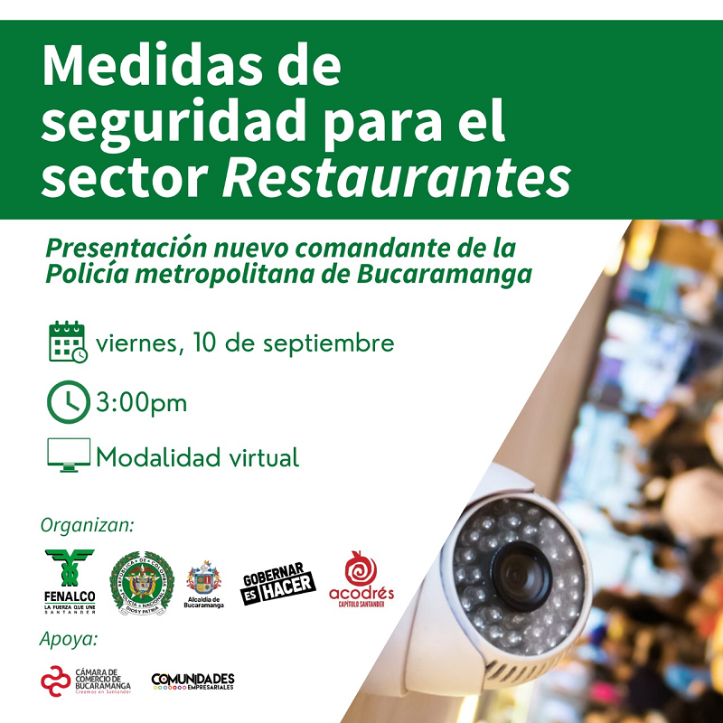 SESION MEDIDAS DE SEGURIDAD PARA EL SECTOR RESTAURANTES