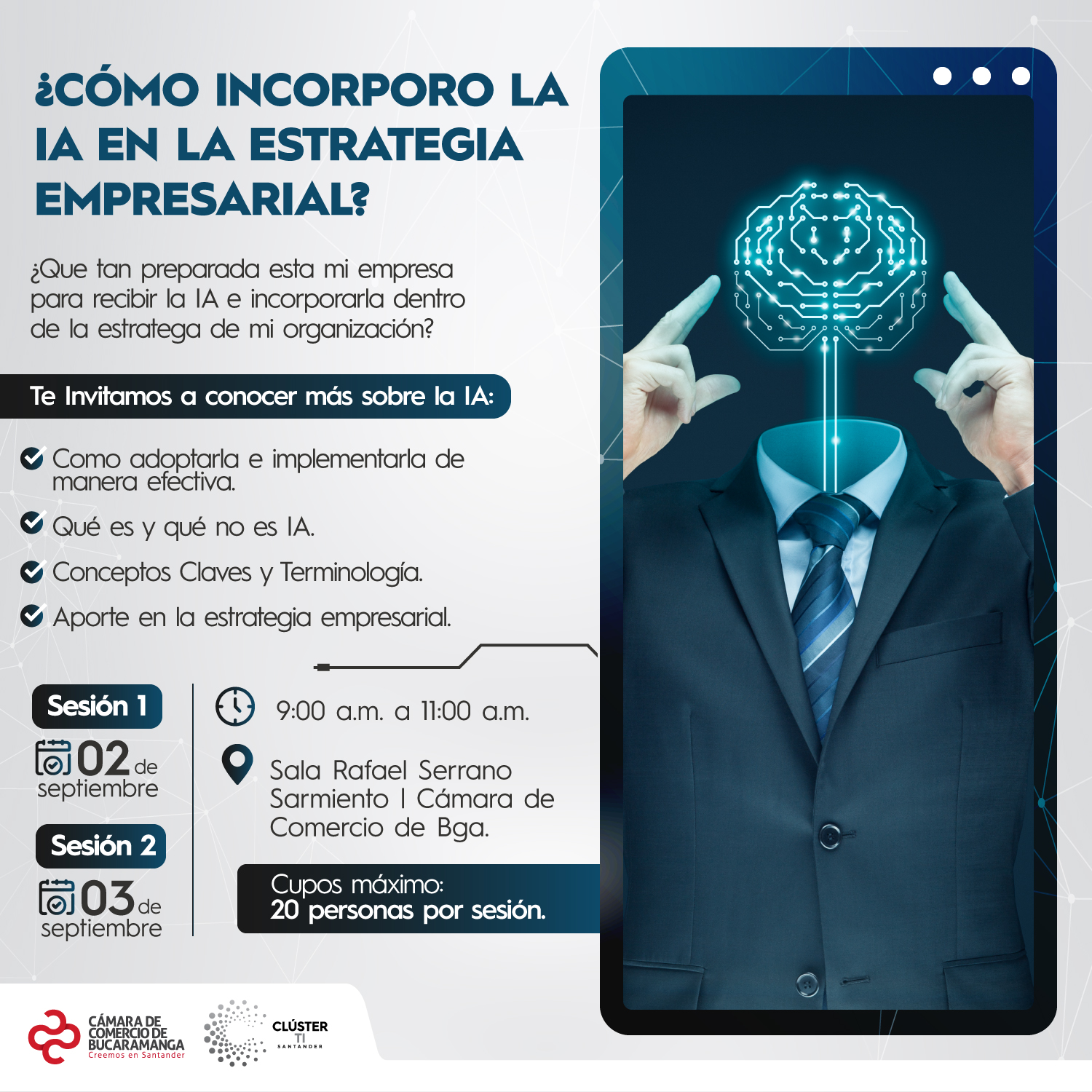 &iquest;C&Oacute;MO INCORPORO LA IA EN LA ESTRATEGIA EMPRESARIAL? 