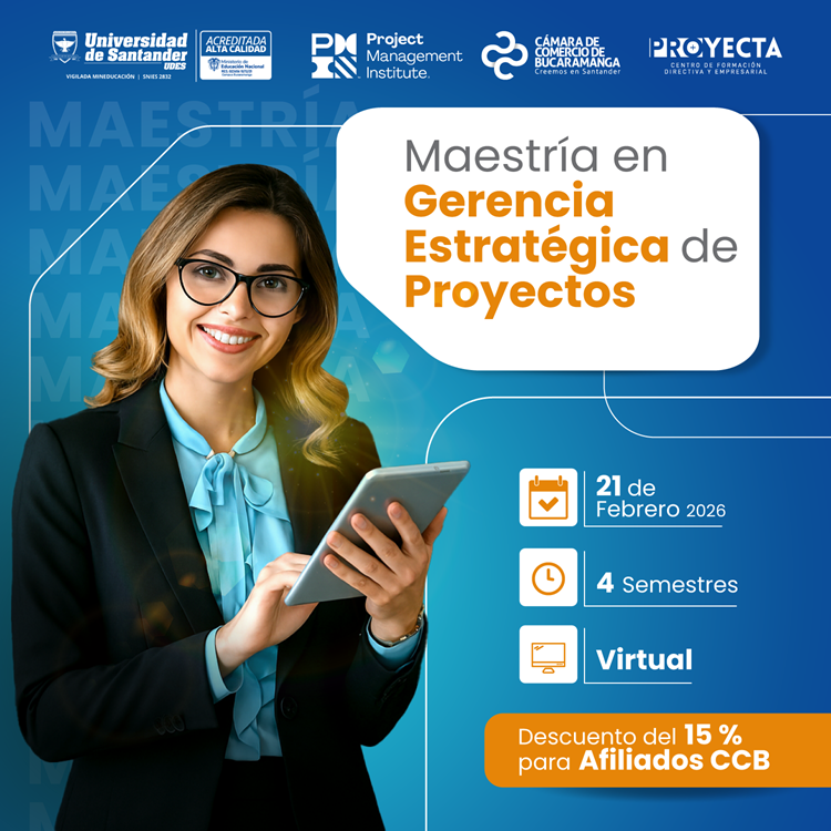 MAESTR&Iacute;A EN GERENCIA ESTRAT&Eacute;GICA DE PROYECTOS- UDES