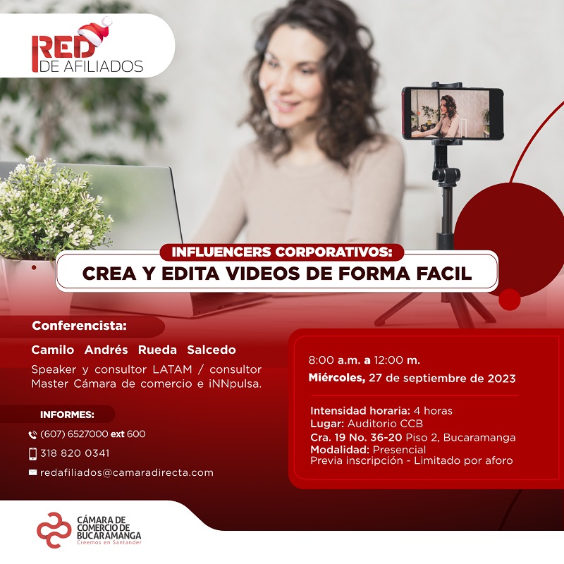 INFLUENCERS CORPORATIVOS: CREA Y EDITA VIDEOS DE FORMA FACIL