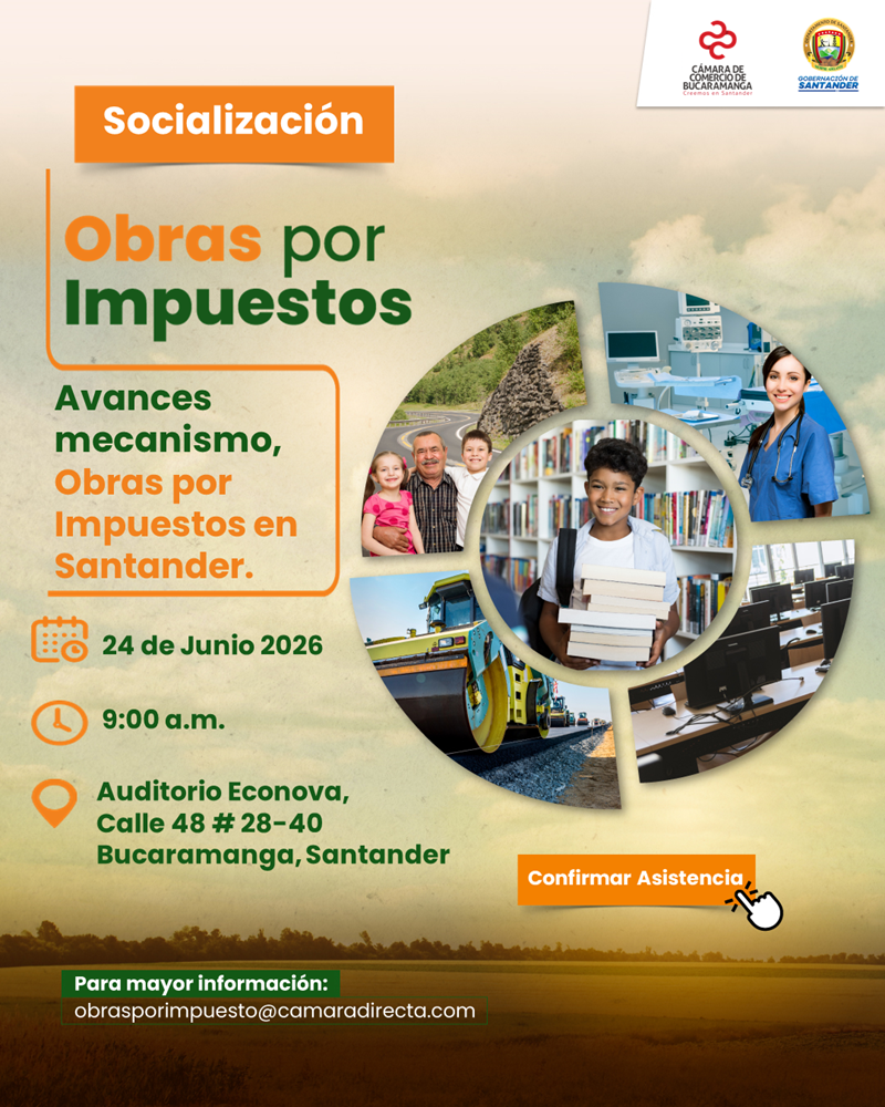 INFORME AVANCES IMPLEMENTACI&Oacute;N OBRAS POR IMPUESTOS EN SANTANDER