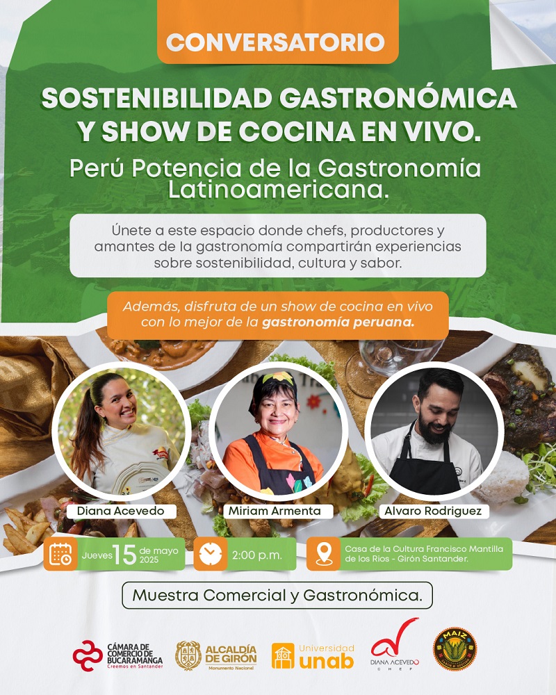 SOSTENIBILIDAD GASTRONOMICA Y SHOW DE COCINA EN VIVO