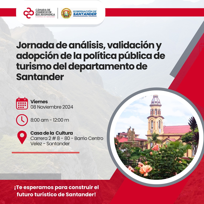 JORNADA DE ANÁLISIS, VALIDACIÓN Y ADOPCIÓN DE LA POLÍTICA PÚBLICA DE TURISMO DEL DPTO STDER 8 NOV 