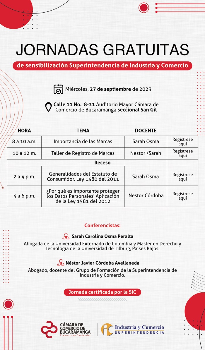 JORNADAS GRATUITAS DE SENSIBILIZACIÓN SIC SAN GIL