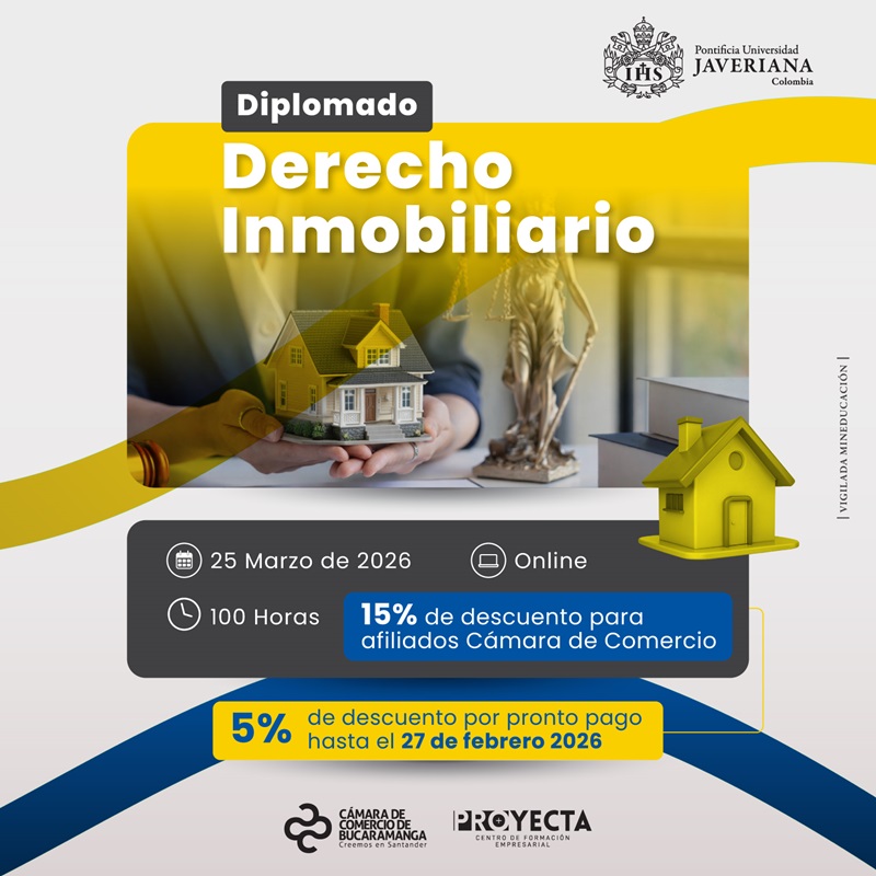 DIPLOMADO ONLINE EN DERECHO INMOBILIARIO 2026