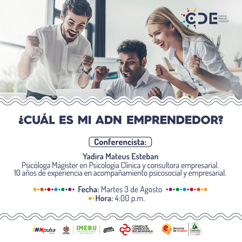 WEBINAR ¿CUÁL ES MI ADN EMPRENDEDOR?