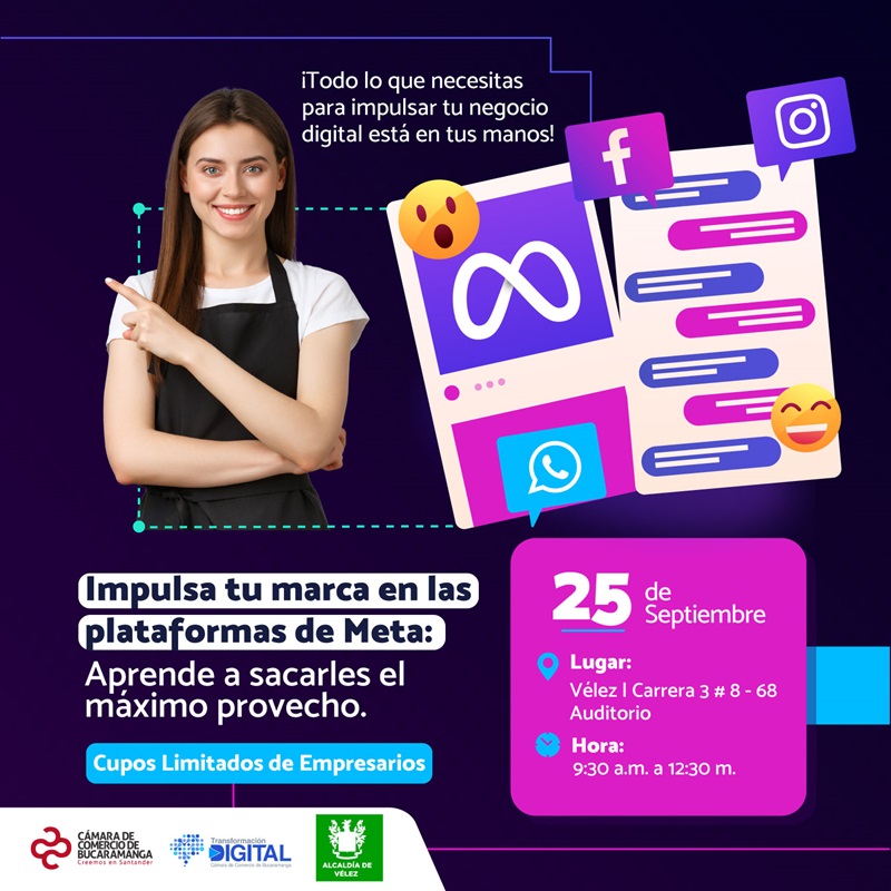 IMPULSA TU MARCA EN LAS PLATAFORMAS DE META VÉLEZ