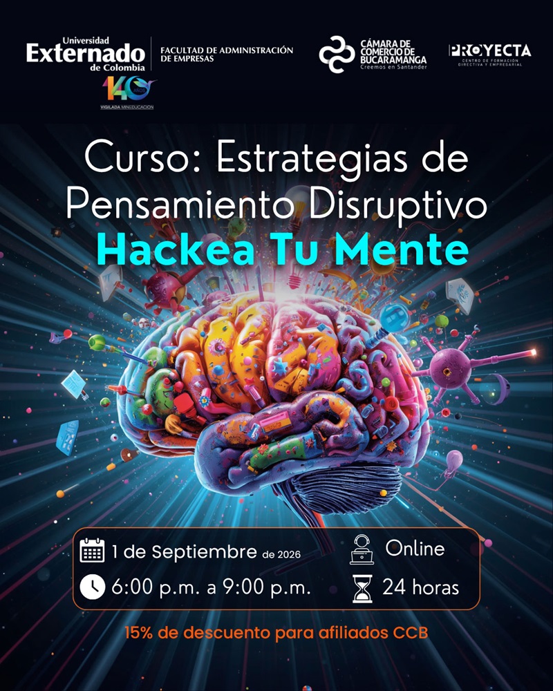 CURSO ESTRATEGIAS DE PENSAMIENTO DISRUPTIVO- U. EXTERNA 