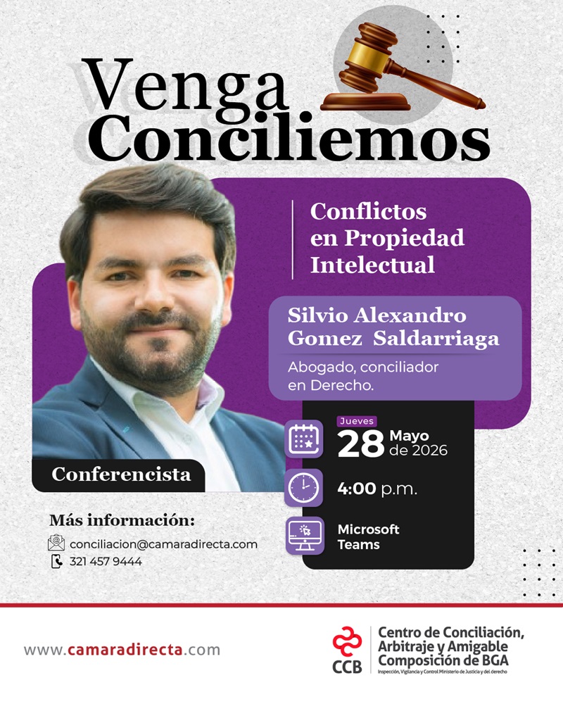 VENGA CONCILIEMOS - CONFLICTOS EN PROPIEDAD INTELECTUAL 