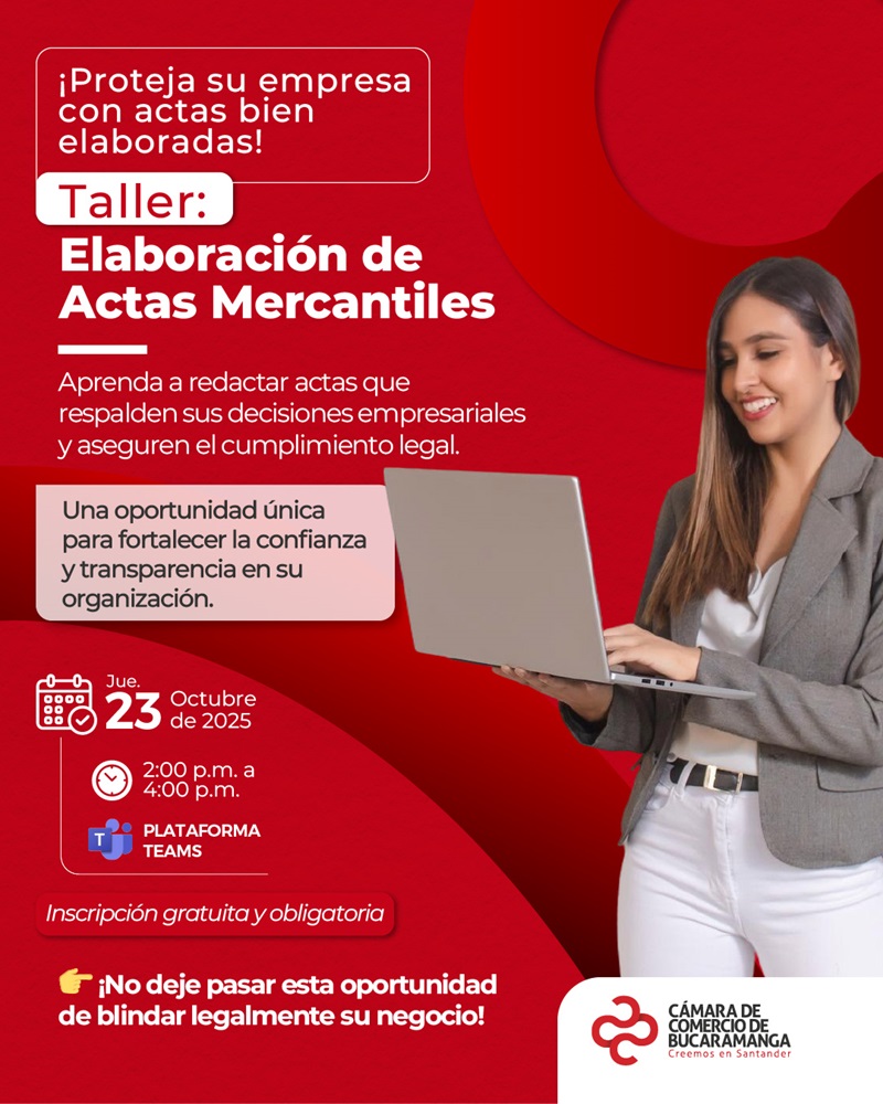 TALLER ELABORACIÓN DE ACTAS MERCANTIL 23 OCTUBRE 2023