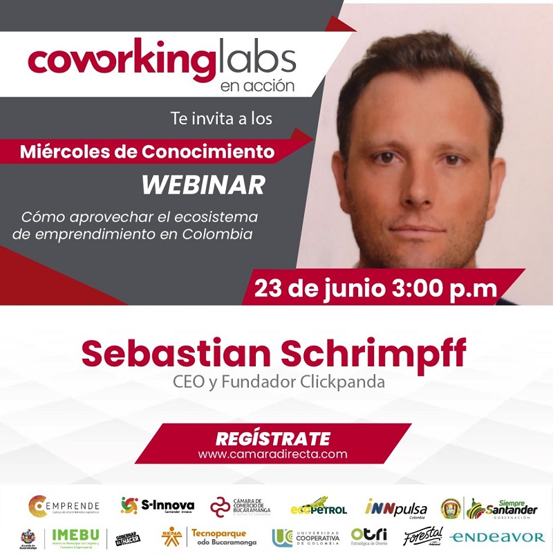 WEBINAR CÓMO APROVECHAR EL ECOSISTEMA DE EMPRENDIMIENTO EN COLOMBIA