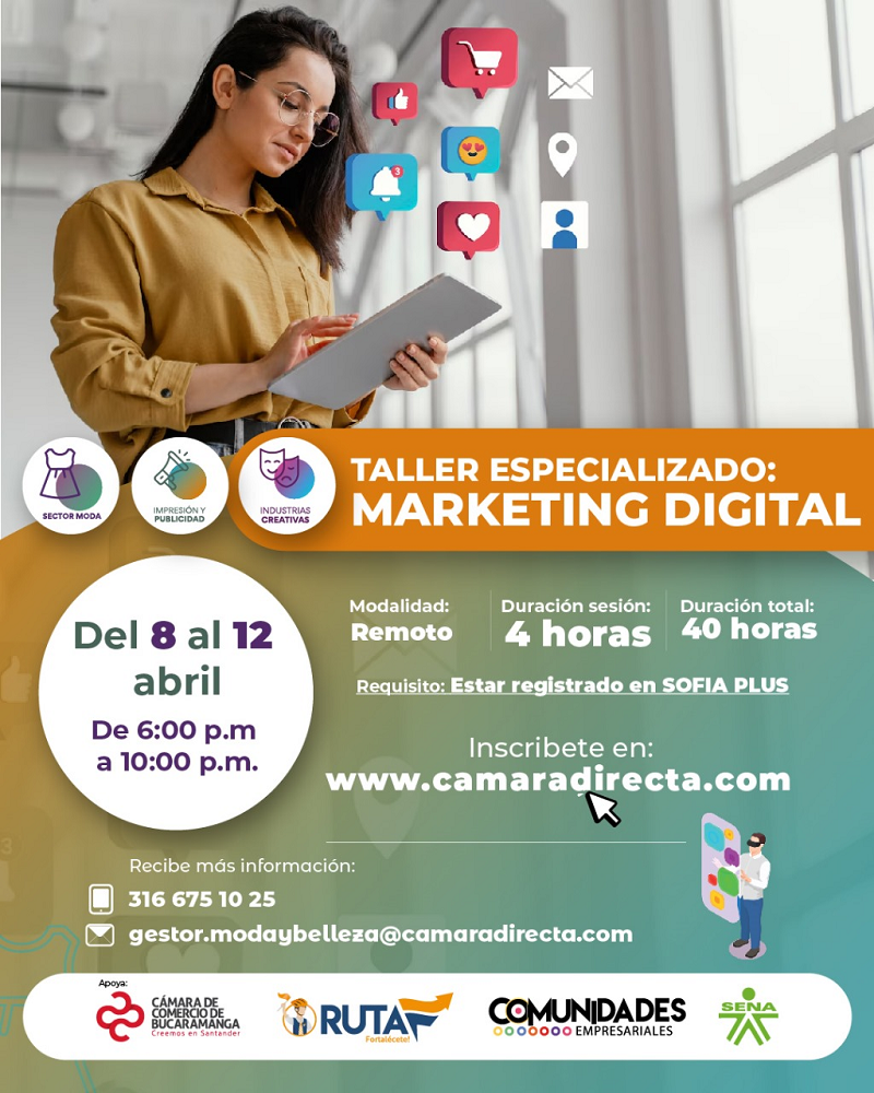 TALLER ESPECIALIZADO MARKETING DIGITAL 