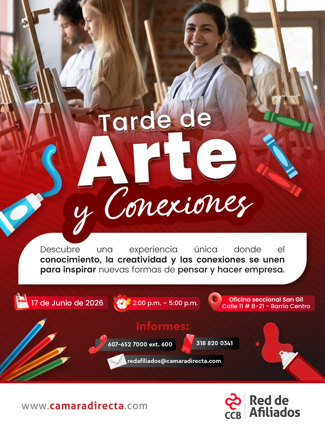 Tarde de Arte y Conexiones Afiliados San Gil