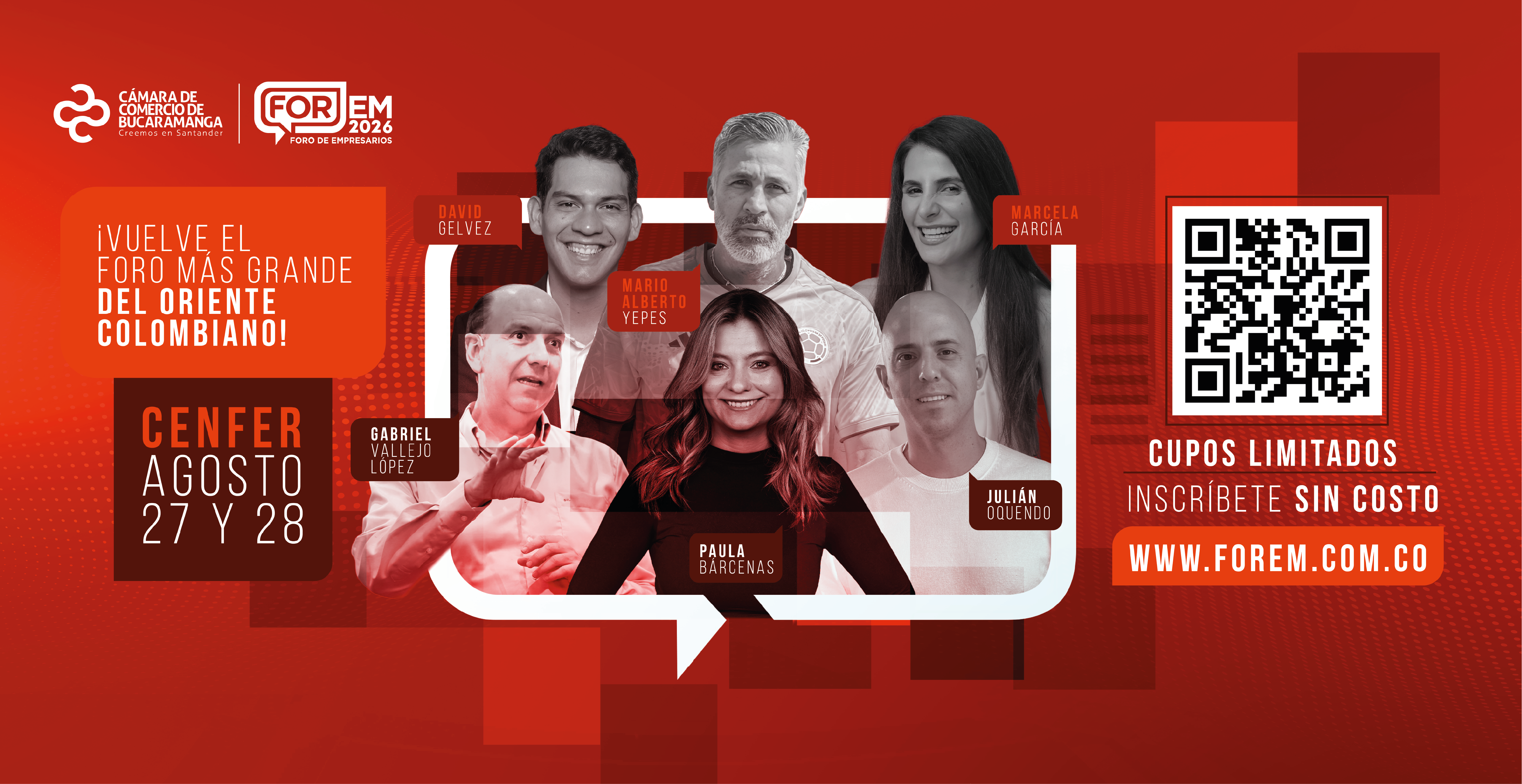 FOREM 2026 - El Foro Empresarial m&aacute;s grande del Oriente Colombiano.