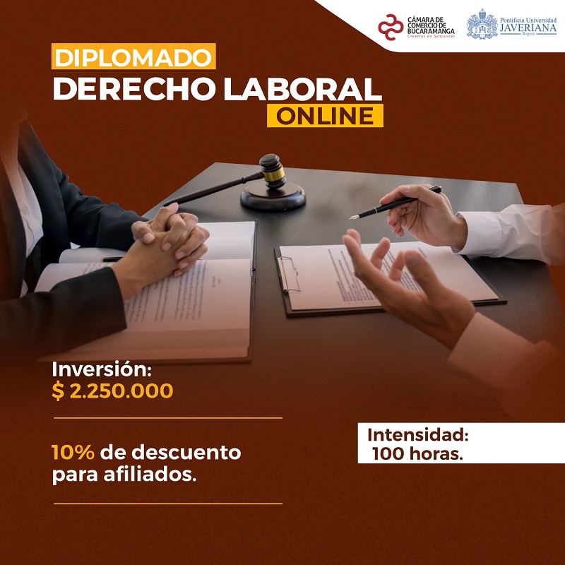 DIPLOMADO DERECHO LABORAL ONLINE 2023