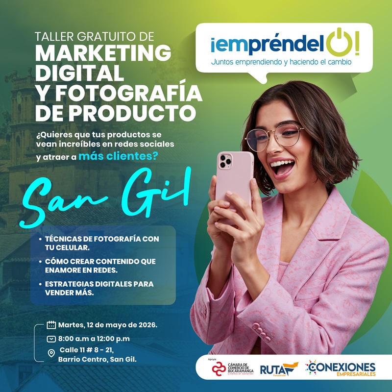 MARKETING DIGITAL Y FOTOGRAF&Iacute;A DE PRODUCTOS - EMPR&Eacute;NDELO SANGIL
