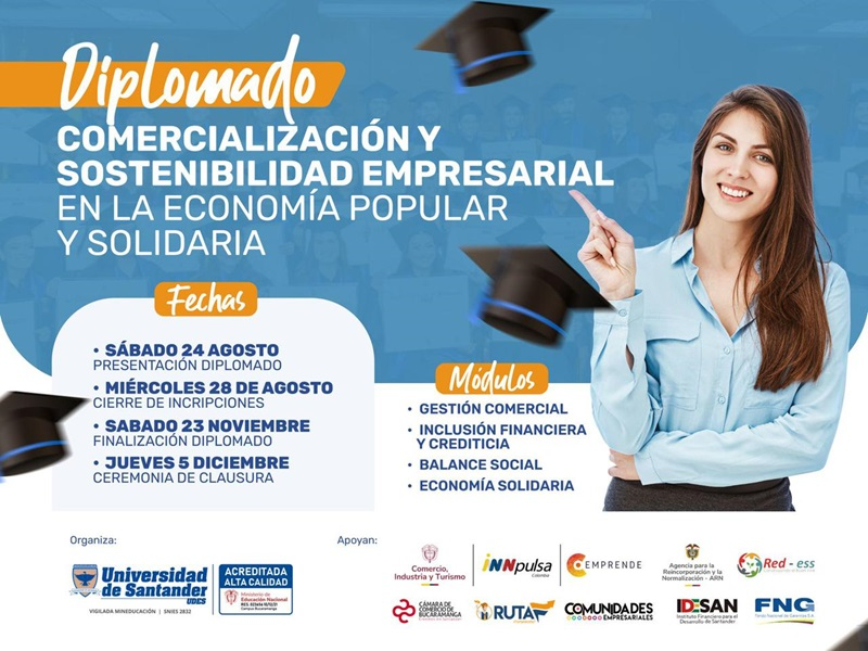 DIPLOMADO COMERCIALIZACIÓN Y SOSTENIBILIDAD EMPRESARIAL EN LA ECONOMÍA POPULAR Y SOLIDARIA