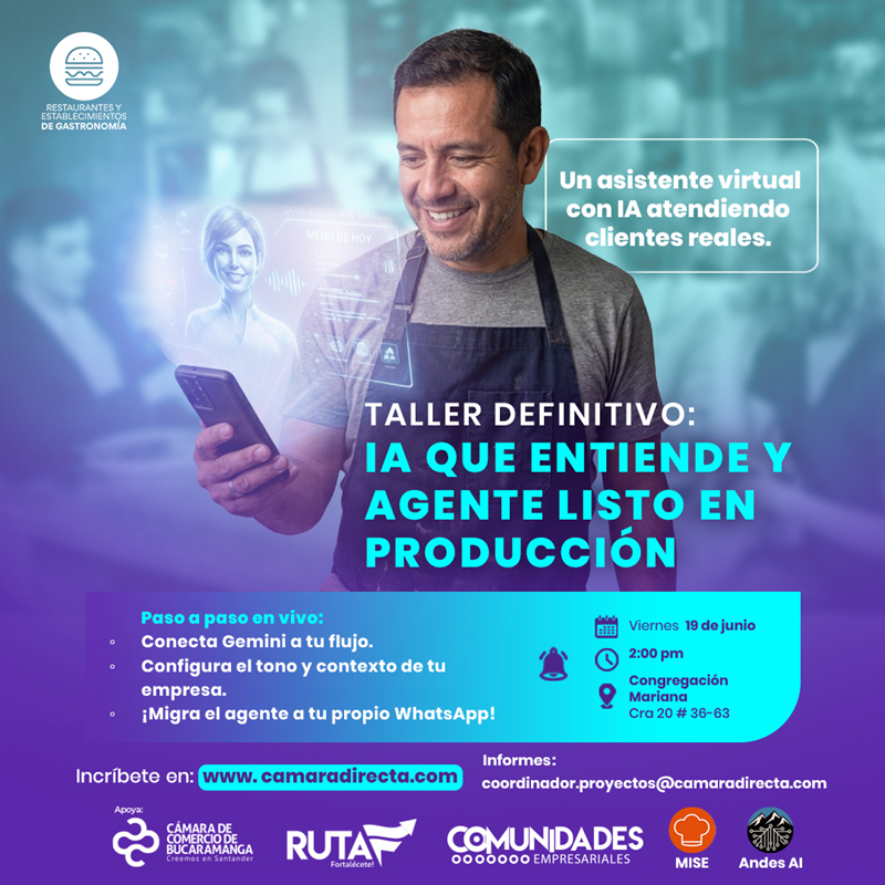 IA QUE ENTIENDE Y AGENTE LISTO EN PRODUCCI&Oacute;N