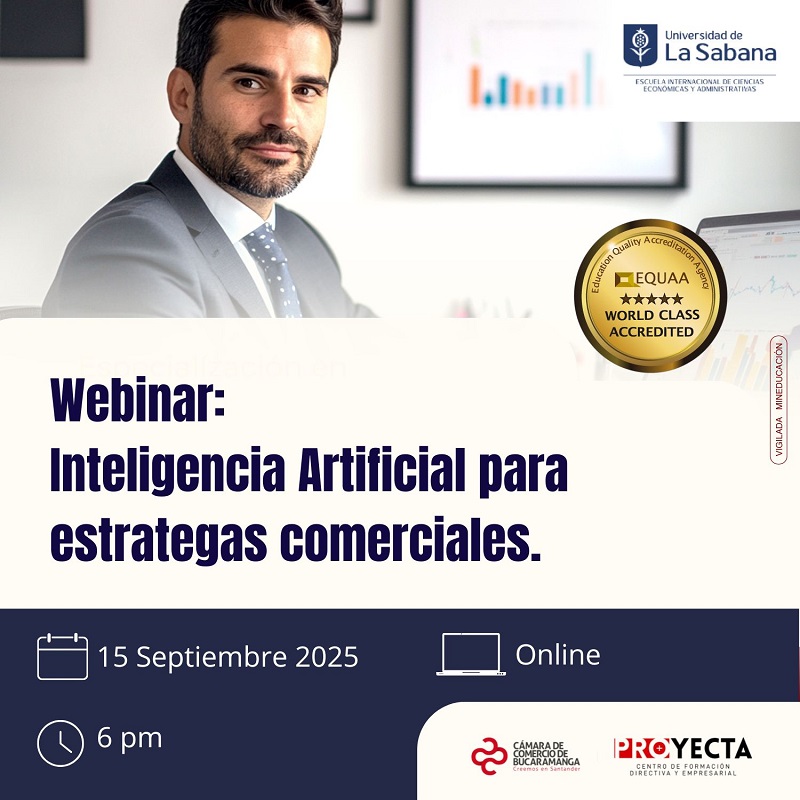 WEBINAR INTELIGENCIA ARTIFICIAL PARA ESTRATEGAS COMERCIALES