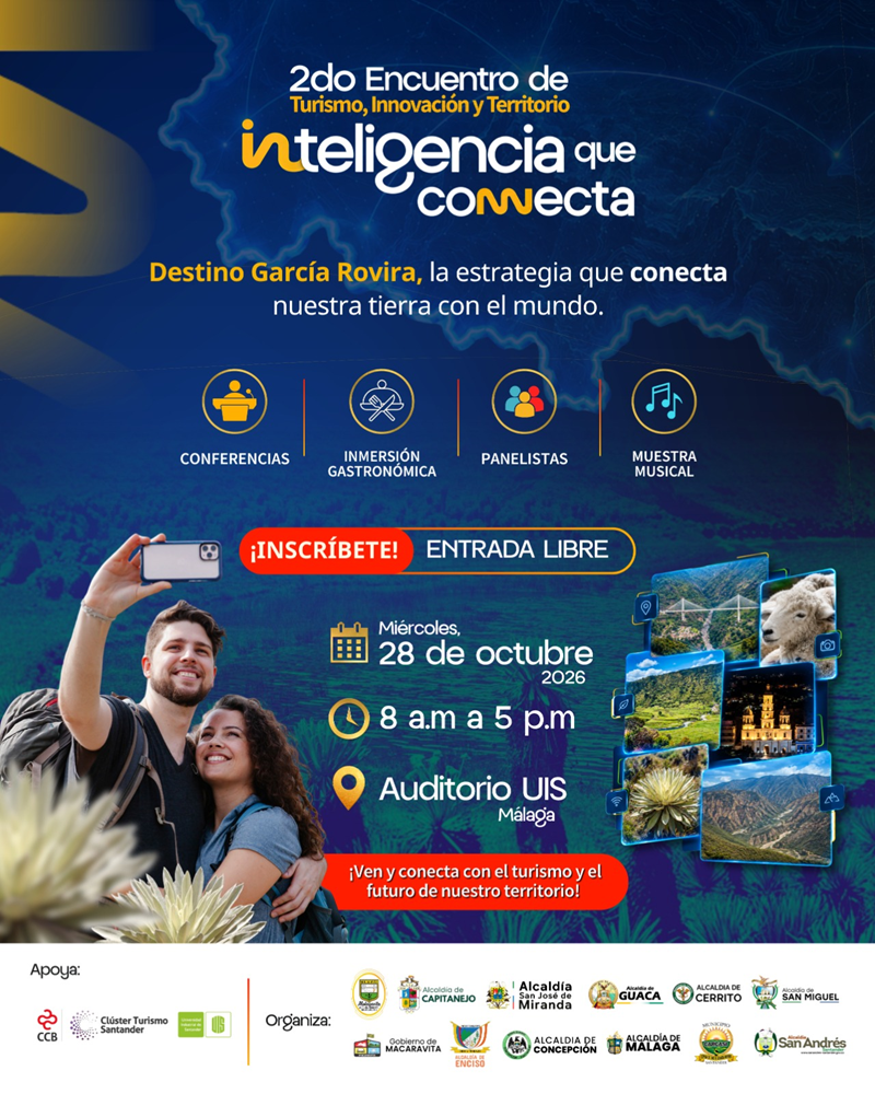 2do. ENCUENTRO DE TURISMO, INNOVACI&Oacute;N Y TERRITORIO: "INTELIGENCIA QUE CONECTA"