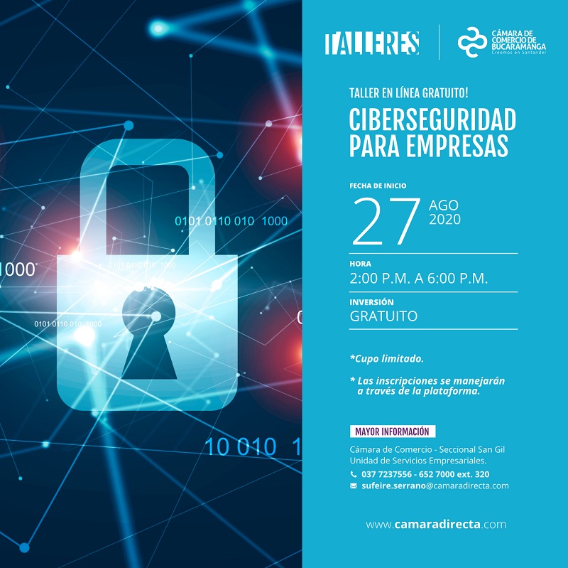 TALLER EN LÍNEA - CIBERSEGURIDAD PARA EMPRESAS 