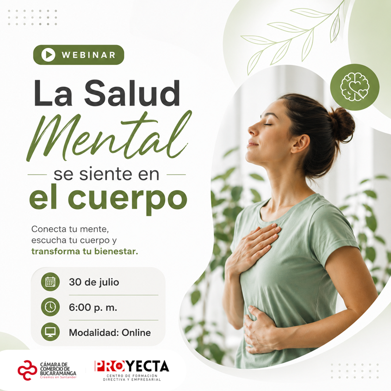 "LA SALUD MENTAL SE SIENTE EN EL CUERPO"