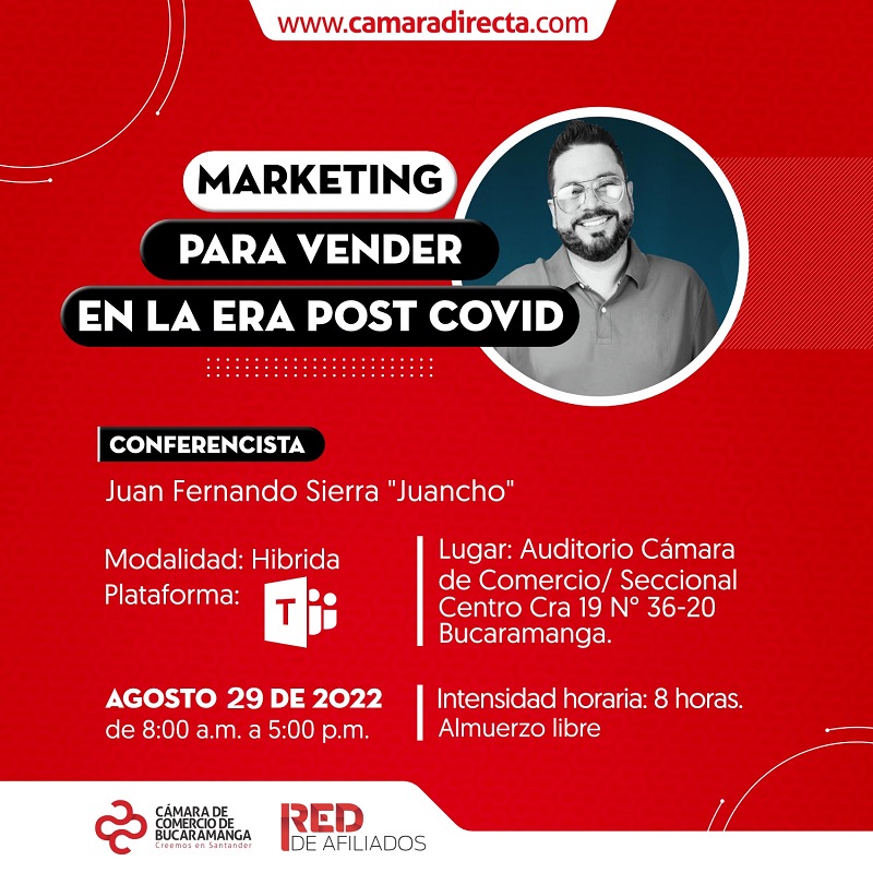 MARKETING PARA VENDER EN LA ERA POST COVID BUCARAMANGA