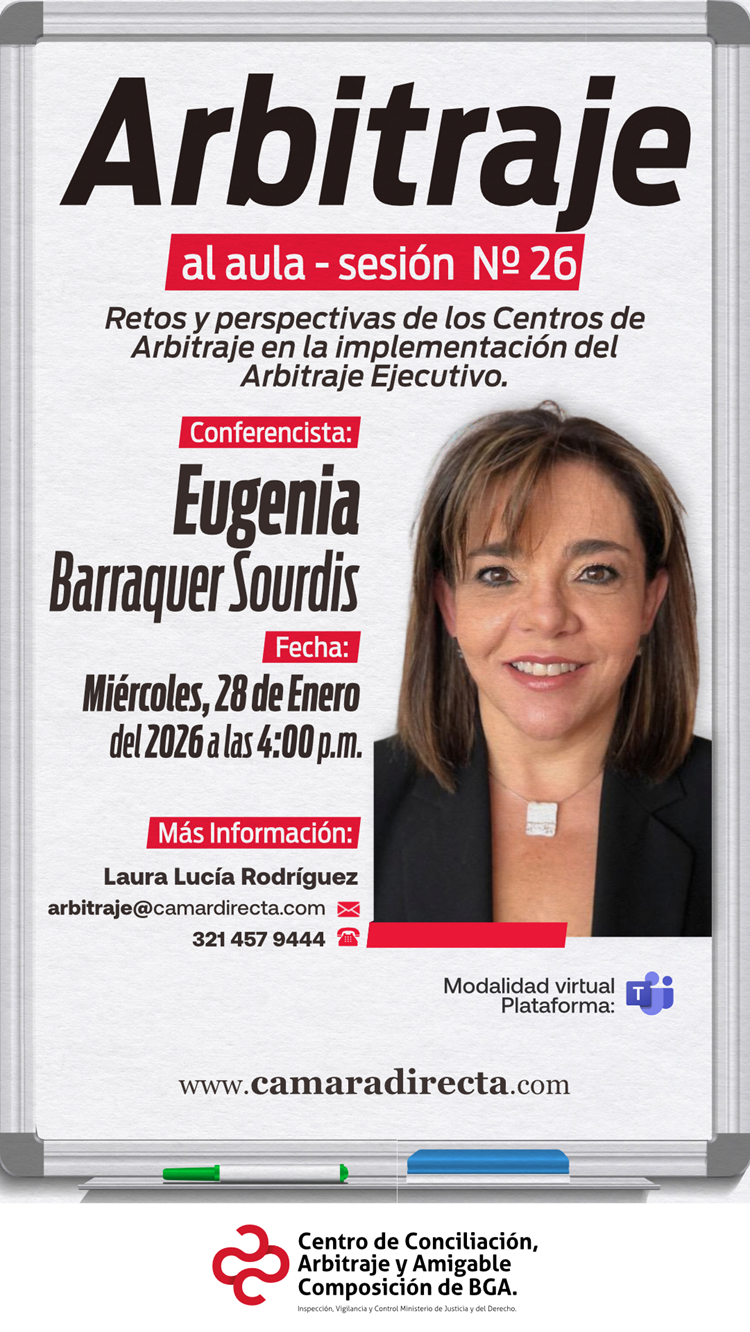 ARBITRAJE AL AULA SESI&Oacute;N No. 26