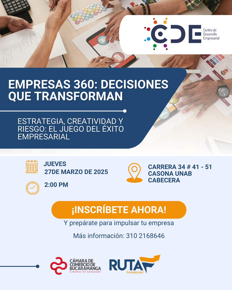 CONECTA, APRENDE Y TRANSFORMA TU EMPRESA EN EMPRESAS 360 27 MARZO 2025 