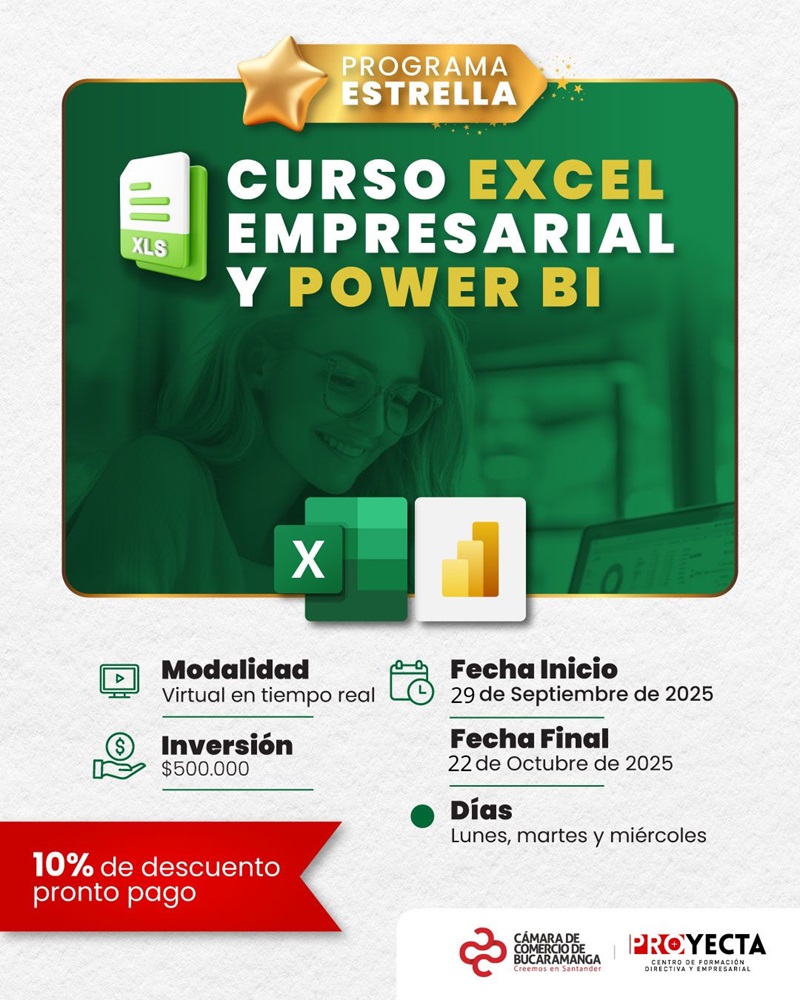 CURSO EXCEL EMPRESARIAL Y POWER BI 29 SEPTIEMBRE 2025