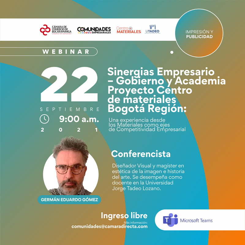 SINERGIAS EMPRESARIO - GOBIERNO Y ACADEMIA PROYECTO CENTRO DE MATERIALES BOGOTÁ REGIÓN