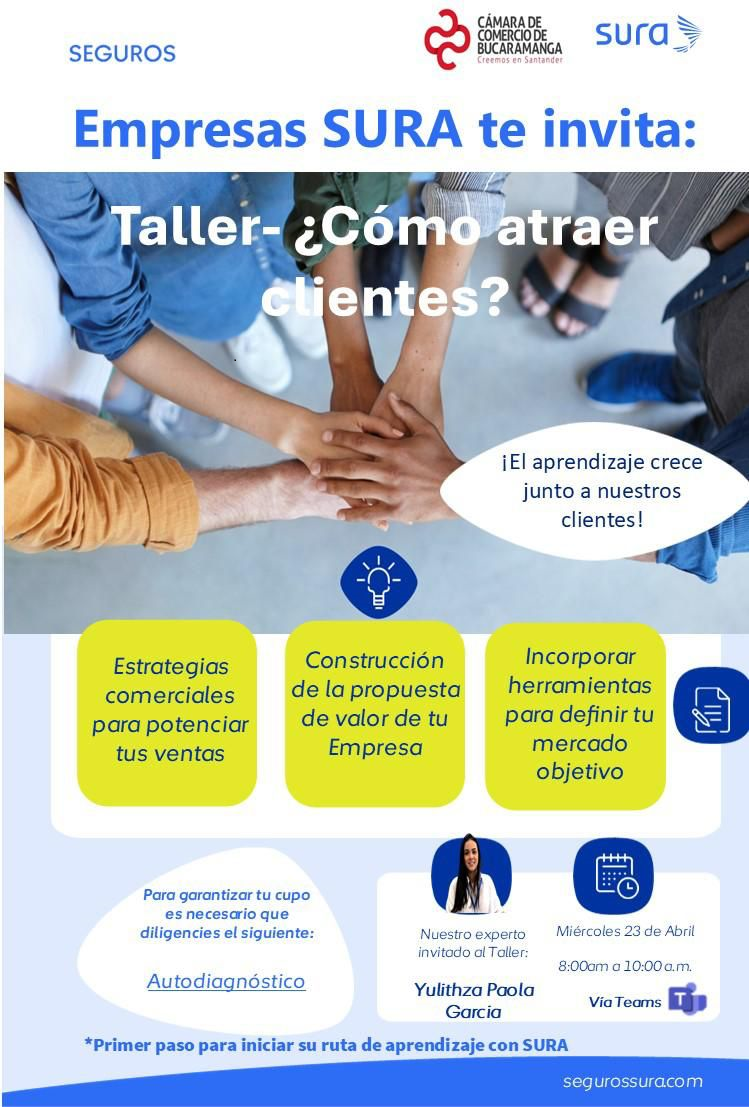 TALLER ¿CÓMO ATRAER CLIENTES?