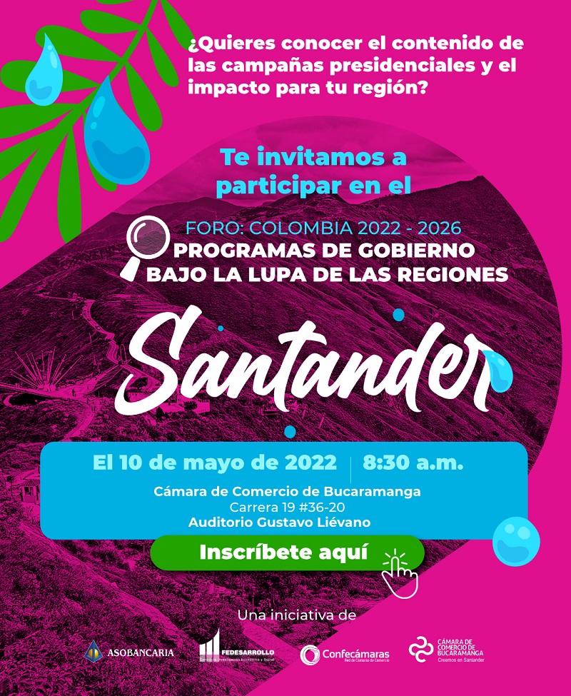 FORO COLOMBIA 2022-2026 PROGRAMAS DE GOBIERNO BAJO LA LUPA DE LAS REGIONES