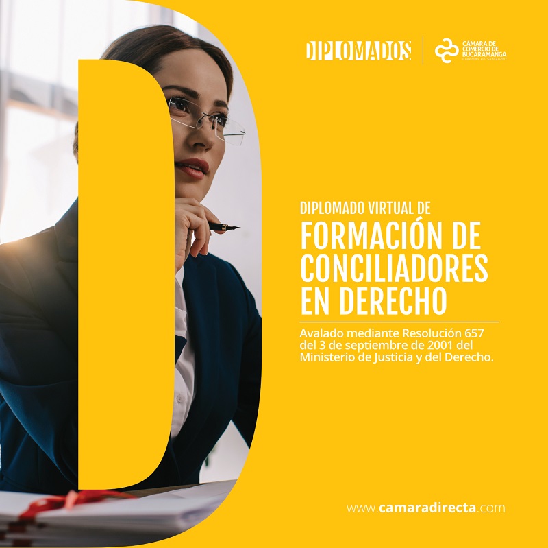 DIPLOMADO VIRTUAL DE FORMACI&Oacute;N DE CONCILIADORES EN DERECHO