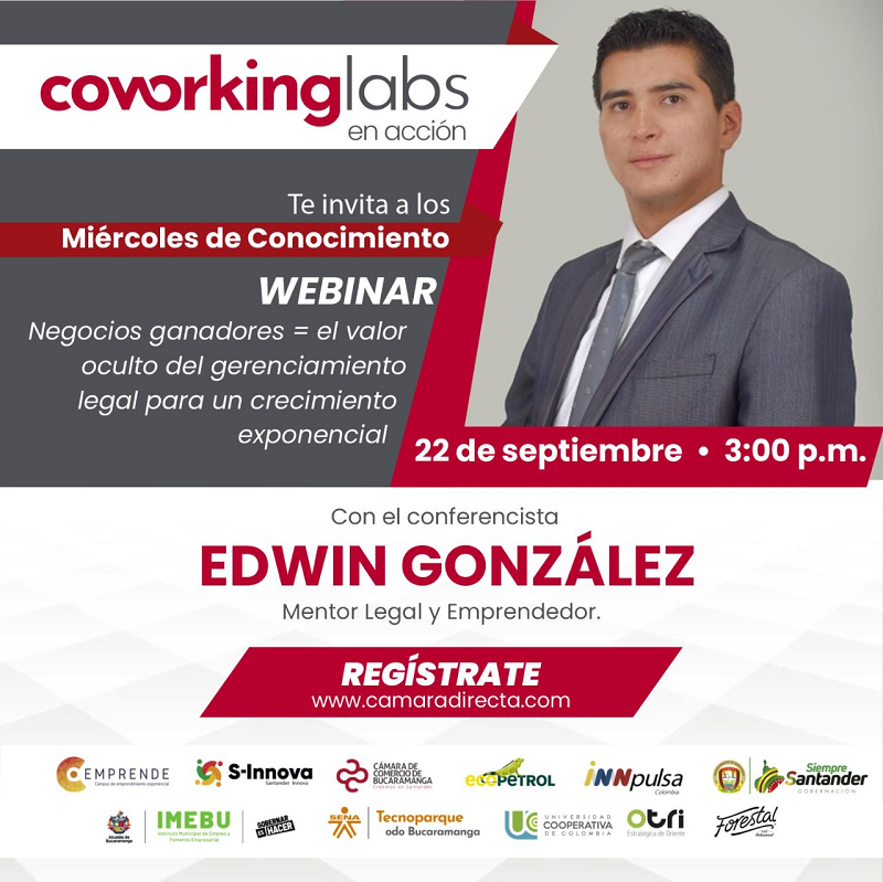 WEBINAR NEGOCIOS GANADORES = EL VALOR DEL GERENCIAMIENTO LEGAL PARA UN CRECIMIENTO EXPONENCIAL