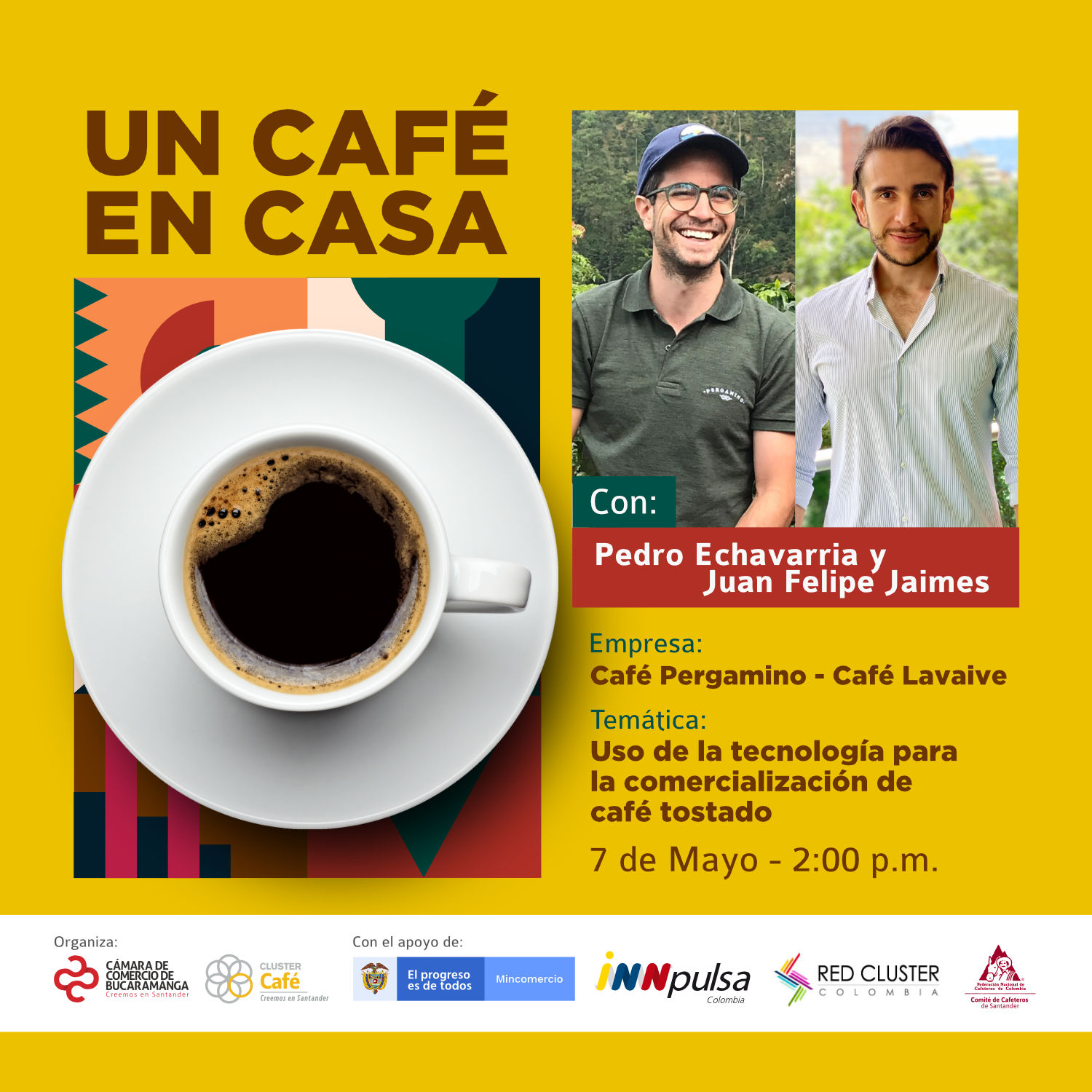 CHARLA UN CAFÉ EN CASA - USO DE LA TECNOLOGÍA PARA LA COMERCIALIZACIÓN DE CAFÉ TOSTADO