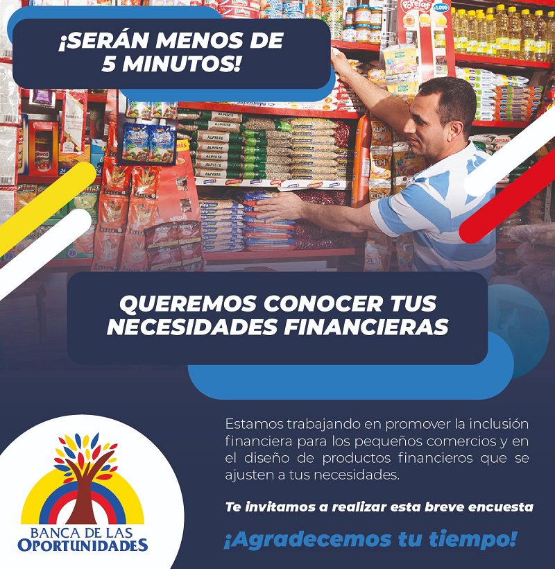 QUEREMOS CONOCER TUS NECESIDADES FINANCIERAS