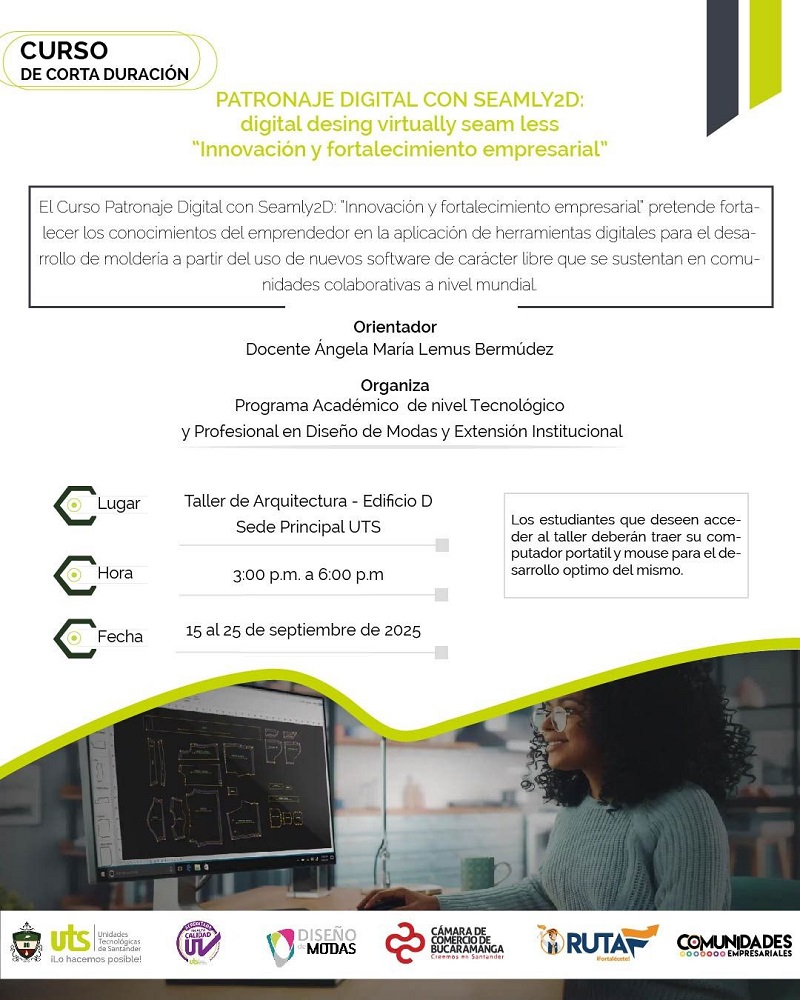 PATRONAJE DIGITAL CON SEAMLY2D: INNOVACIÓN Y FORTALECIMIENTO EMPRESARIAL