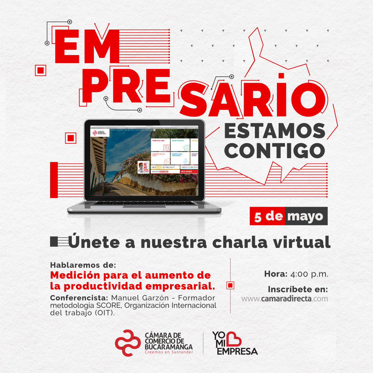 CHARLA VIRTUAL - MEDICIÓN PARA EL AUMENTO DE LA PRODUCTIVIDAD EMPRESARIAL