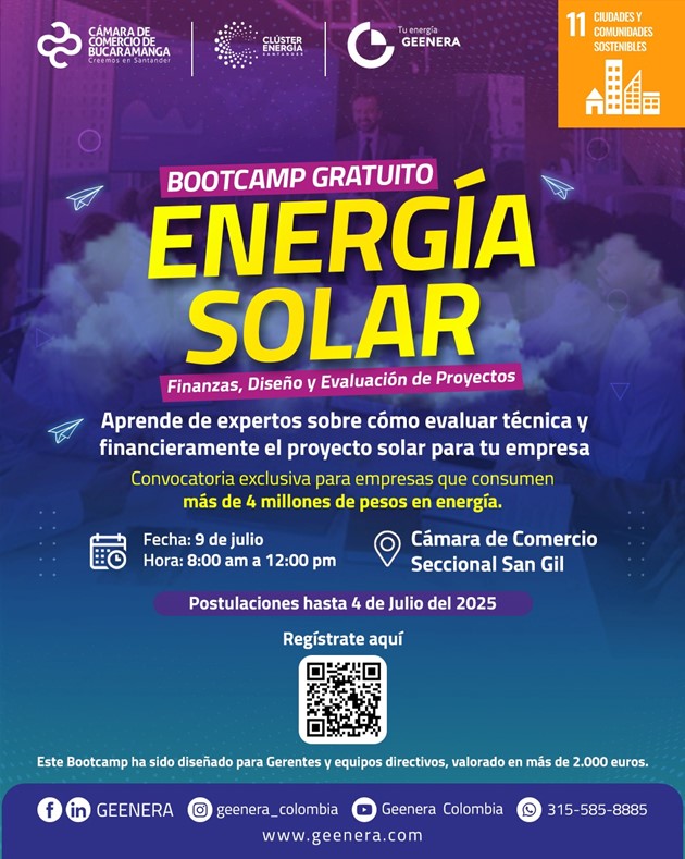 BOOTCAMP GRATUITO ENERGIA SOLAR - SAN GIL