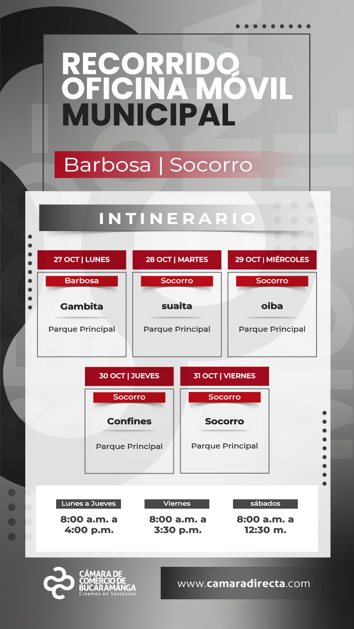 RECORRIDO OFICINA MÓVIL MUNICIPAL 2025