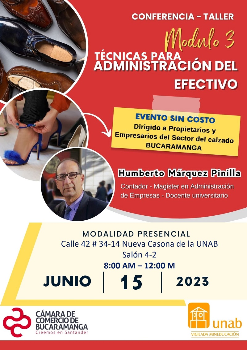 CONFERENCIA TALLER PARA EMPRESARIOS SECTOR CALZADO DEL 15 AL 22 JUNIO