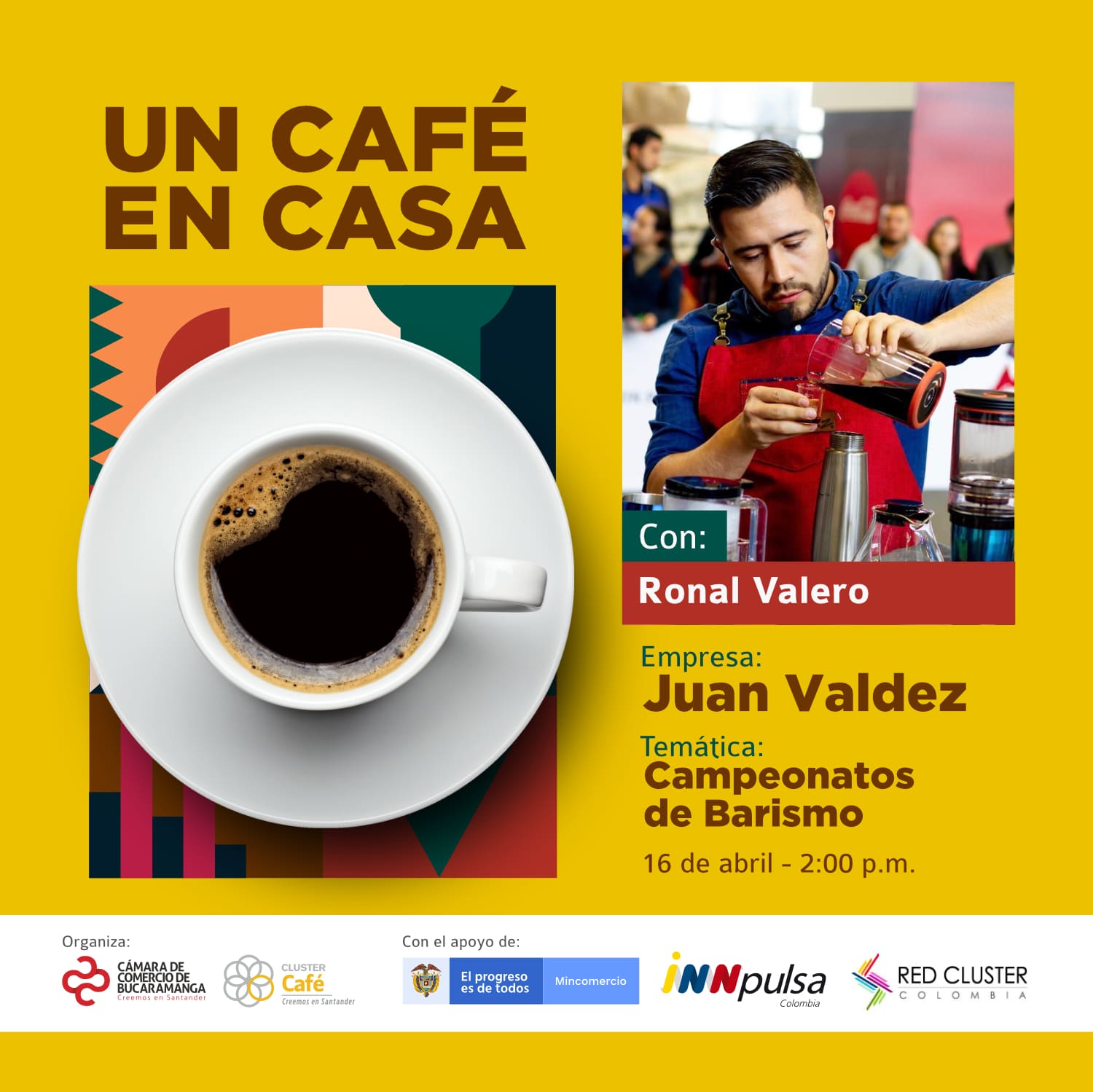 CHARLA UN CAFÉ EN CASA - CAMPEONATOS DE BARISMO